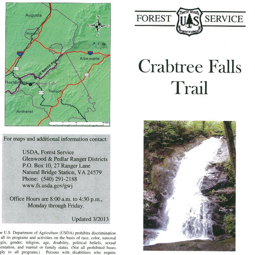 Crabtree Falls Trail Map & Guide